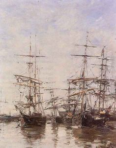 The Port by Eugene Boudin