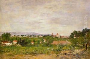 Near Antibes I by Eugene Boudin