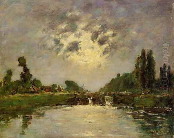 Saint-Valery-sur-Somme, the Bridge on the Lock - view 1