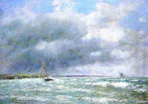 The Stranded Boat by Eugene Boudin
