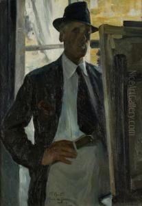 Ritratto Del Pittore Michele De Simone by Eugenio Viti