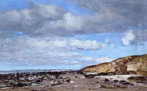 Trouville, Shore and Rocks - view 1