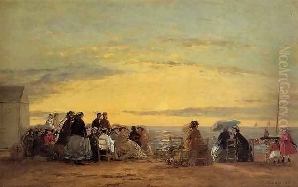 On the Beach, Sunset - view 1