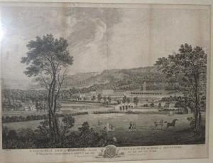 A South West View Of Chatsworth by Francois Vivares