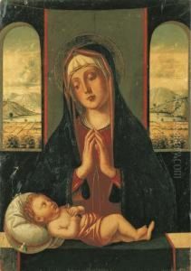 Madonna Col Bambino Dormiente