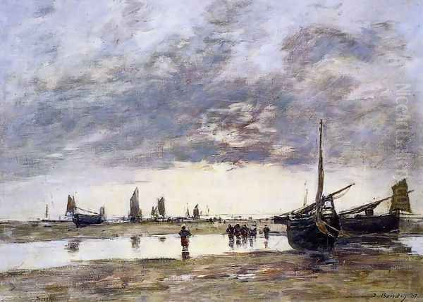 Low Tide at Berck - view 1