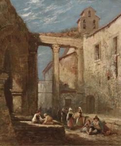 The Old Fish Market by J. Vivian