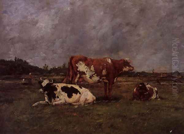 Cows in Pasture - view 1