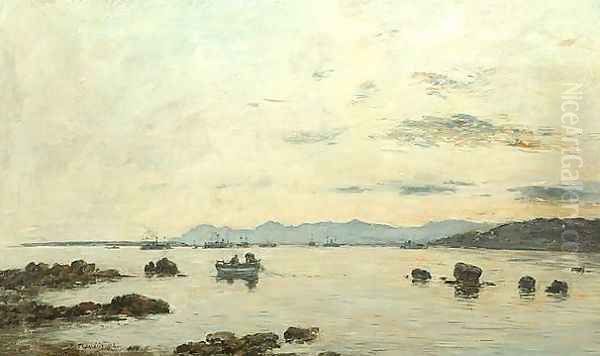 Golfe Juan l'escadre dans la baie - view 1