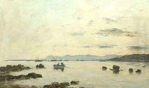 Golfe Juan l'escadre dans la baie