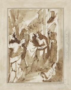 La Visitation by Antonio Viviani Il Sordo
