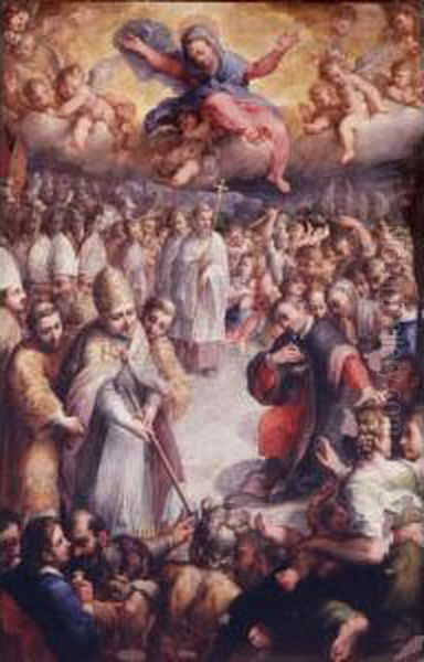 Pope Liberius Marking The Site Of The Church Of Santa Maria Maggiore - view 1