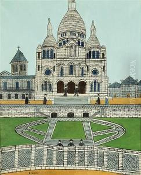 Le Sacre Coeur, Montmartre - view 1