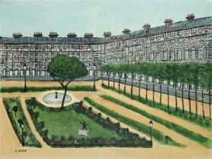 Le Jardin Des Tuileries by Louis Vivin