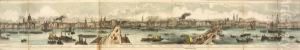 The Grand Panorama Of London From The Thames by Henry Vizetelly