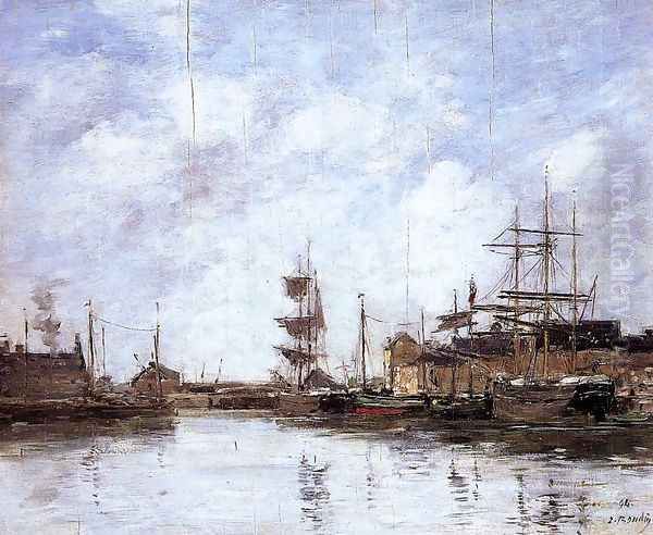 Fecamp, the Inner Harbor - view 1