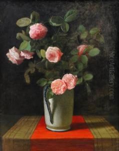 Still Life With Roses by Vladimir Dimitrievich Sverchkov