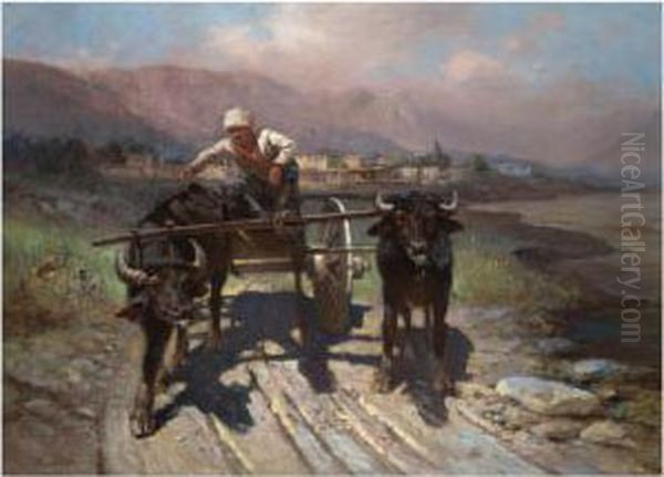 Driving The Oxen - view 1