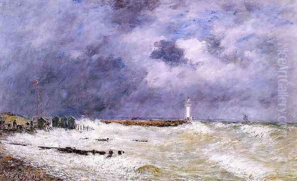 Le Havre, Heavy Winds off of Frascati - view 1