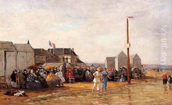 The Bathing Hour at Trouville - view 1