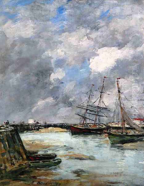 Trouville, the Jettys, Low Tide IV - view 1