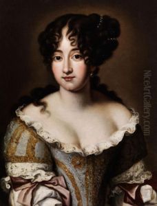 Portrait Einer Jungen Adeligen Dame by Jacob Ferdinand Voet