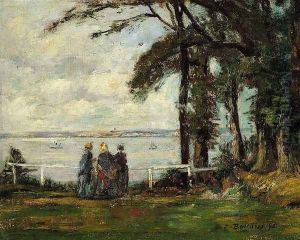 Honfleur, La Cote de Grace by Eugene Boudin