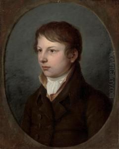 Portrait Of A Boy, Traditionally Identified As Moritz Schultze by Christian Leberecht Vogel