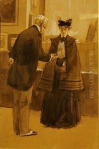 Chez L'antiquaire by Hermann Vogel