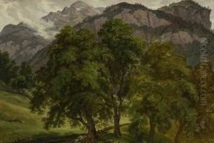 Gebirgslandschaft by Ludwig Vogel