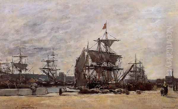 Deauville, Docked Boats - view 1
