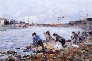 Laundresses on the Banks of the Touques VI