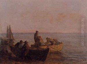 Near Honfleur by Eugene Boudin