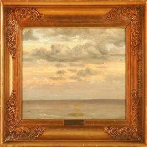 Coastal View And Coastal Scene by Christian Rudolph Vogelsang
