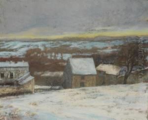 Fermette Sous La Neige by Paul Vogler
