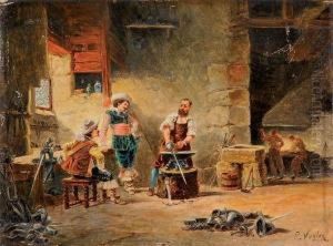 Mousquetaires Chez L'armurier by Paul Vogler