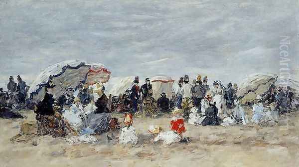 Trouville, Beach Scene VII - view 1