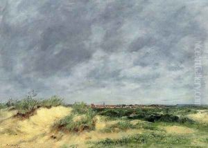 The Berck Dunes by Eugene Boudin