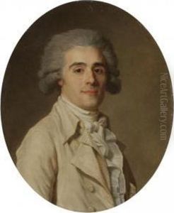 Portrait Of A Gentleman, Half Length, Wearing White