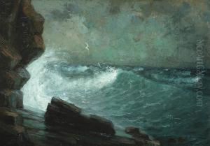 Storm Near Cape Caliacra by Eugen Voinescu