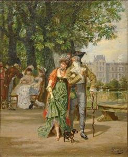 Incroyable Et Merveilleuse Au Jardin Des Tuileries. - view 1