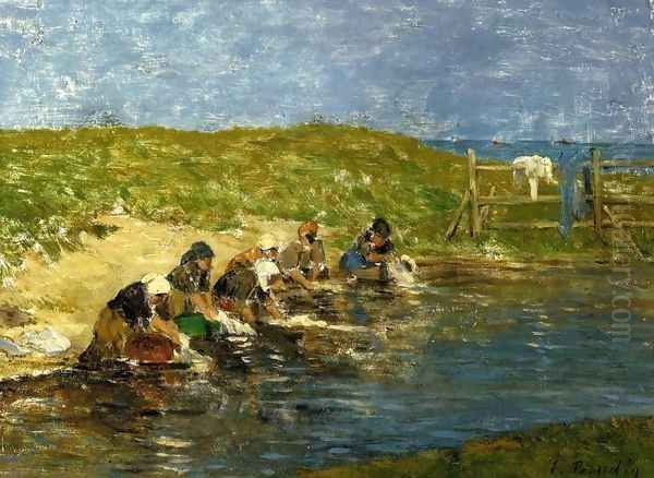 Laundresses by the Sea - view 1