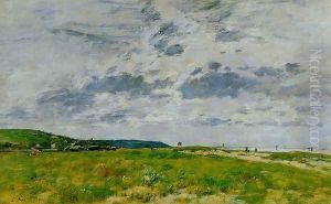 Deauville, the Dunes II by Eugene Boudin