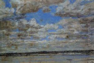 Fine Weather, White Clouds by Eugene Boudin
