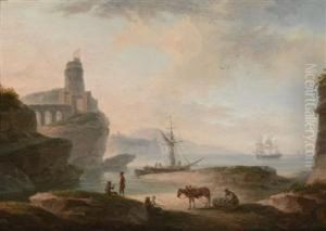 Southern Coastal Landscape by Pierre-Jacques Volaire