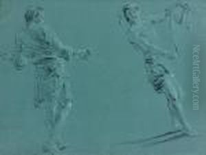 Deux Etudes De Marins Sur La Meme Feuille by Pierre-Jacques Volaire