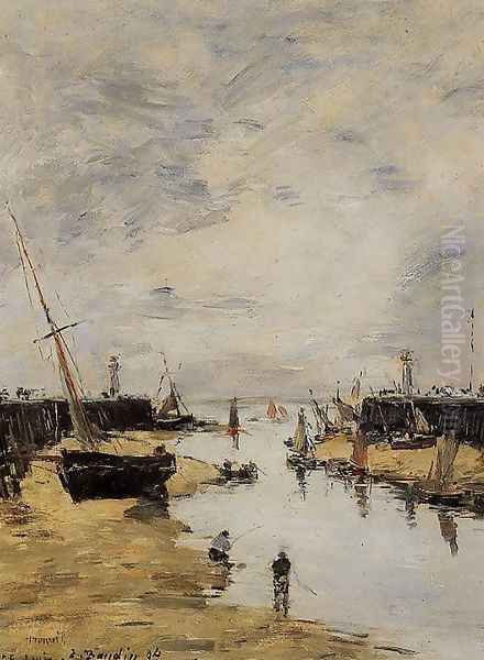 Trouville, the Jettys, Low Tide II - view 1