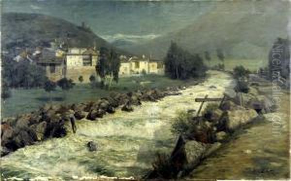 Riviere Traversant Le Village - view 1
