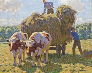 Haying by Edward Charles Volkert