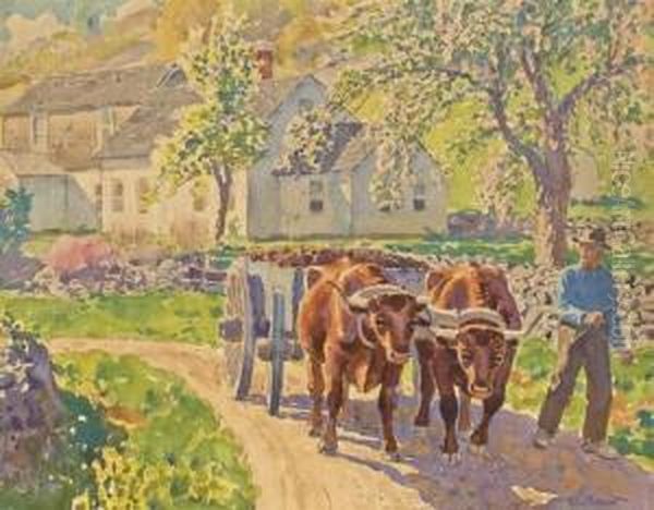 Driving Oxen - view 1
